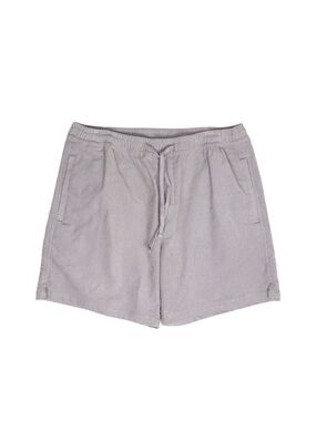 Simply Southern Men's Casual Thin Corduroy Drawstring Shorts in Light Gray Sz Xl